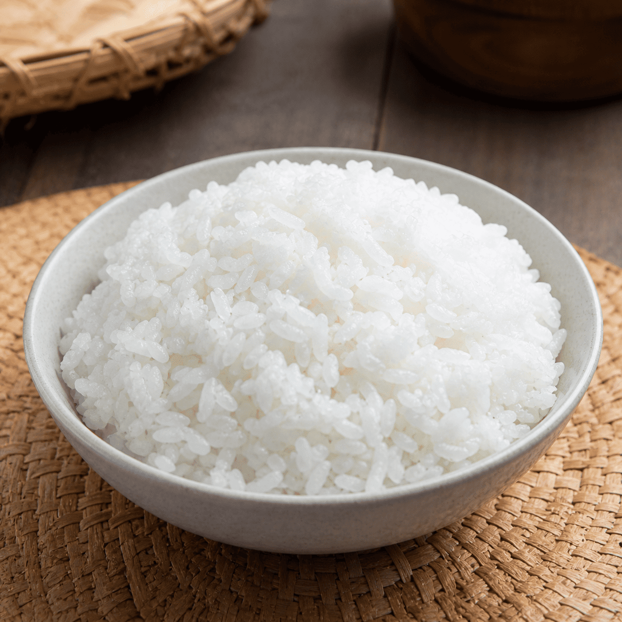 Nasi Putih di Warteg Warmo Tebet